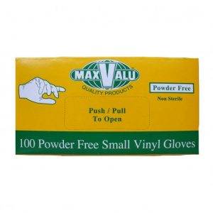 Small Vinyl Non Powdered Gloves 100pk